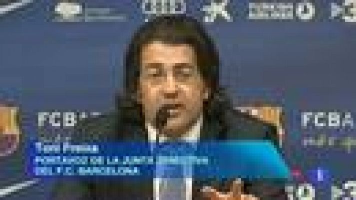 Telediario 1 - Al Barça no le consta que la final de Copa no se juegue en el Bernabéu