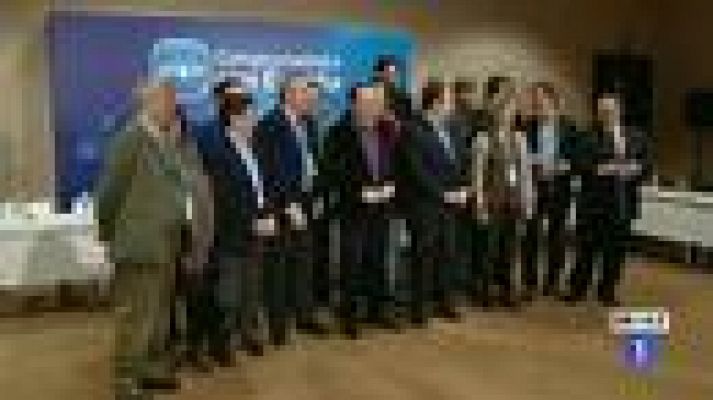 Telediario 1 - Comienza el 17 Congreso del PP