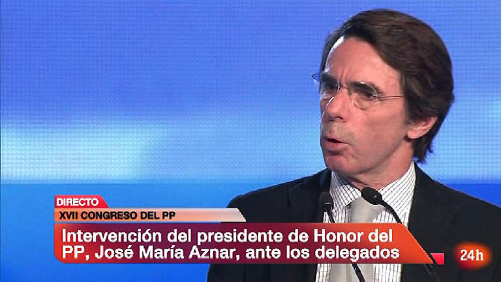 Aznar: "El PP es la única fuerza capaz de vertebrar España" | Ver