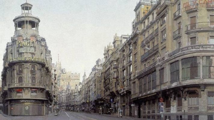 La Gran Vía, por Antonio López