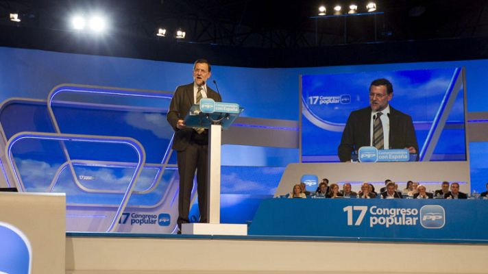 Telediario 1 - Discurso de Rajoy