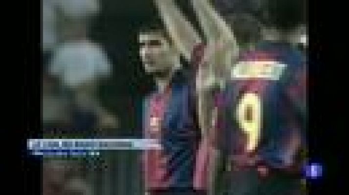 Telediario 1 - El Barça recibe al Valencia