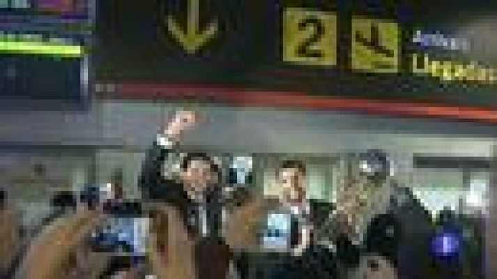 Telediario 1 - El Madrid de baloncesto, 'Rey de Copas' 19 años después