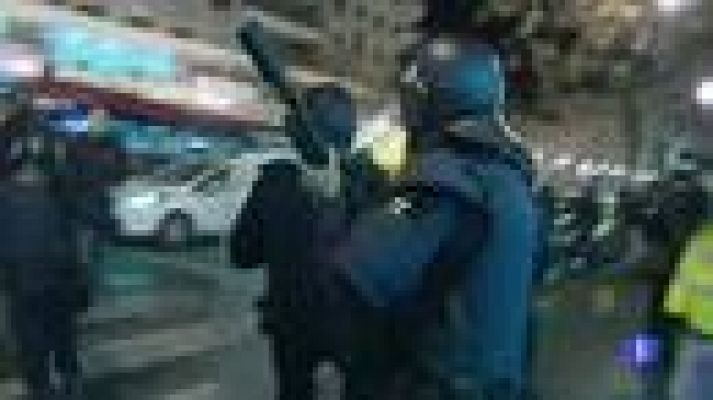 Telediario 1 - Explicaciones actuación policía
