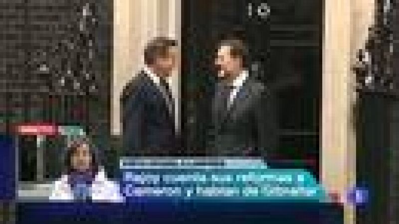 Primer encuentro entre Mariano Rajoy y David Cameron