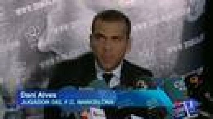 Telediario 1 - Alves apuesta por la continuidad de Guardiola