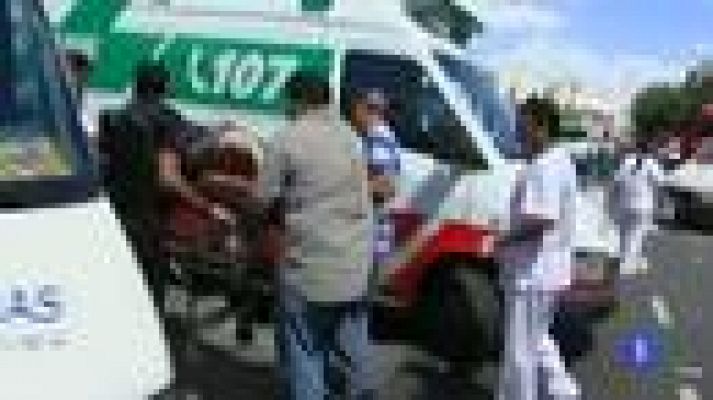 Telediario 1 - Accidente de tren en Buenos Aires