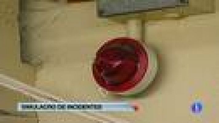 Telediario 1 - Los Juegos prueban sus seguridad