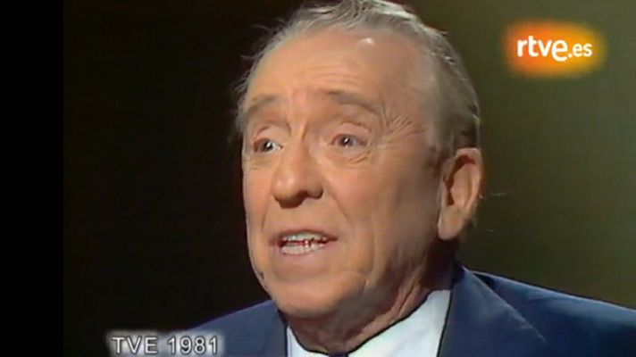 Personajes en el Archivo de RTVE - P. Martínez Soria con Bibi Andersen