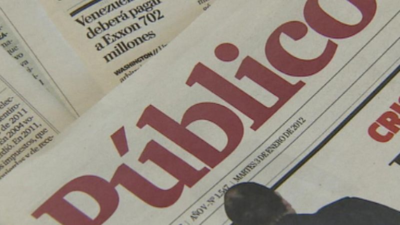 El periódico de tirada nacional "Público" anuncia el cierre de su edición en papel