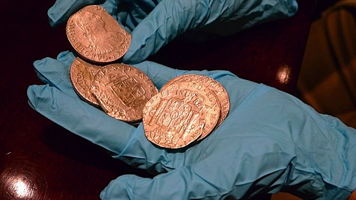 Telediario 1 - Regresa el tesoro de Odyssey