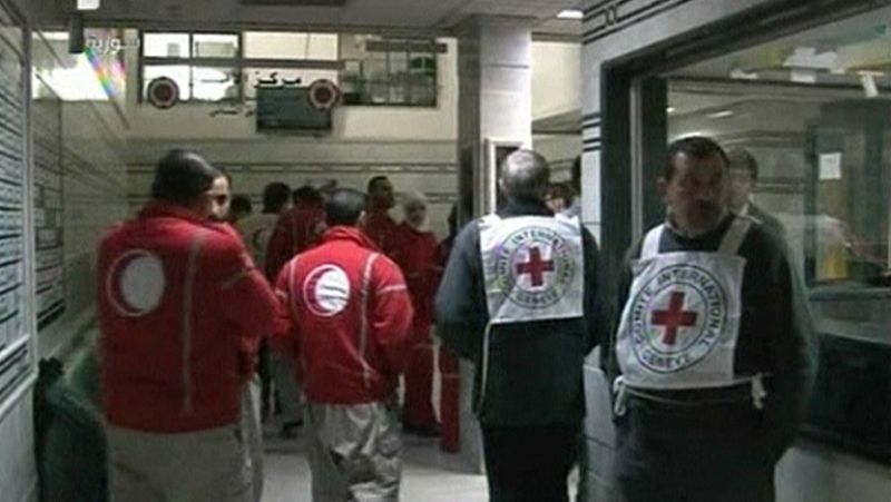 La Luna Roja intenta llegar a las zonas rebeldes de Homs 