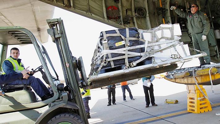 Telediario 1 - Regreso el tesoro de la 'Mercedes'