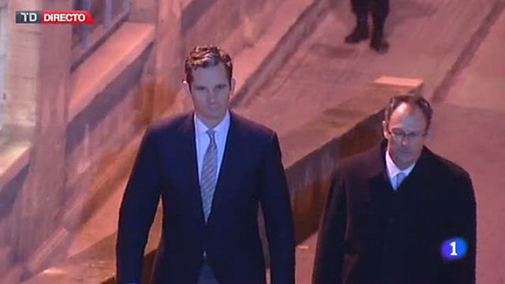 Telediario 1 - Salida de Urdangarin de los juzgados de Palma