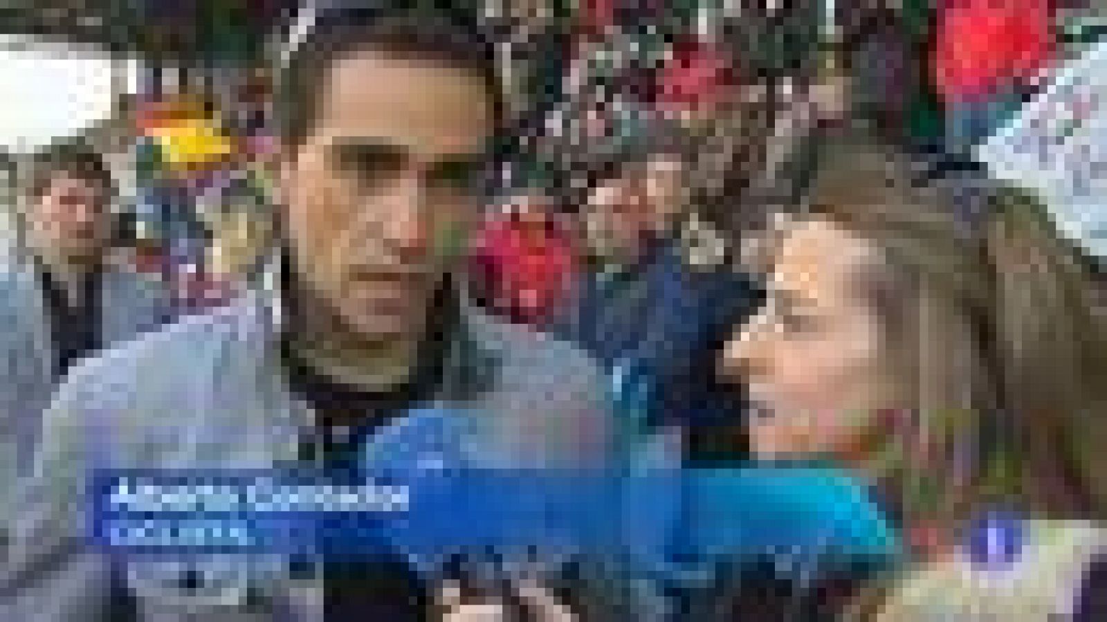 Telediario 1: El Atlético de Pinto homenajea a Contador | RTVE Play