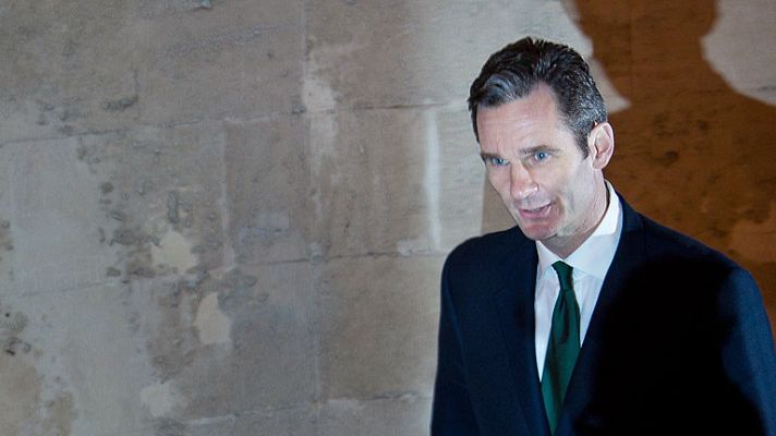 Telediario 1 - Finaliza declaración de Urdangarin