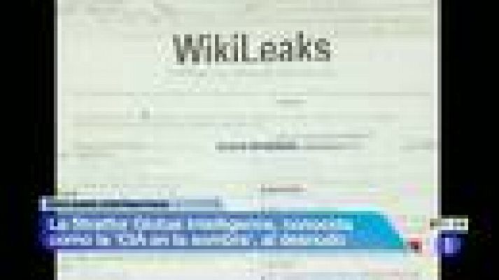 Telediario 1 - Wikileaks desvela la existencia de una 'CIA en la sombra' financiada por países occidentales