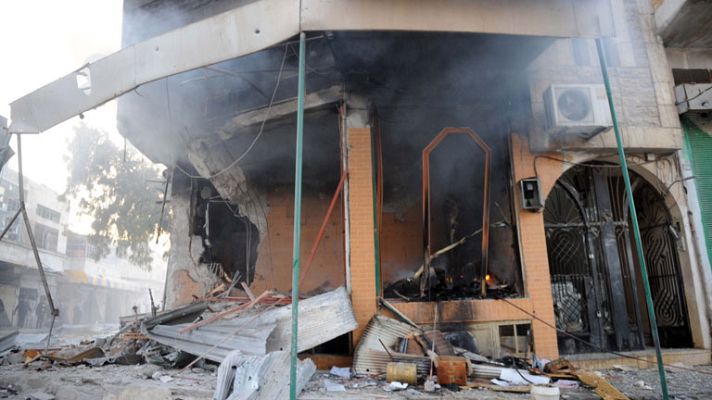 Telediario 1 - La UE sanciona a Siria