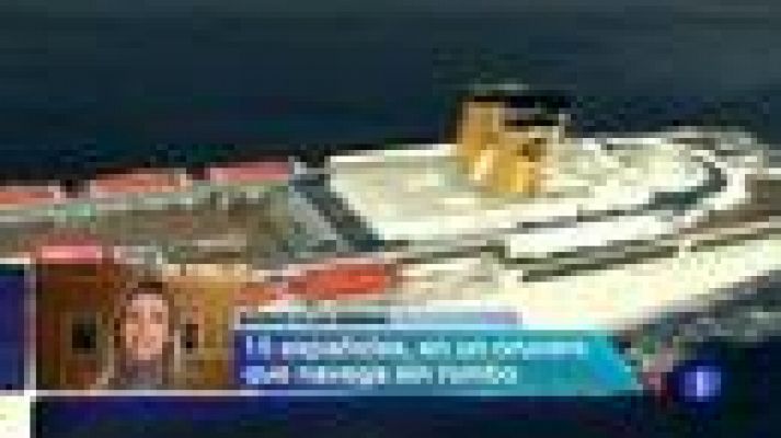 Telediario 1 - Accidente del Costa Allegra