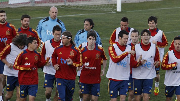 Telediario 1 - España se entrena en Madrid