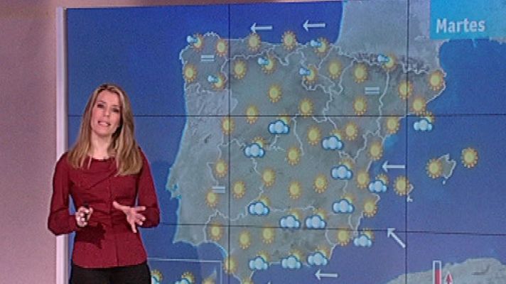 El tiempo - Lluvias débiles