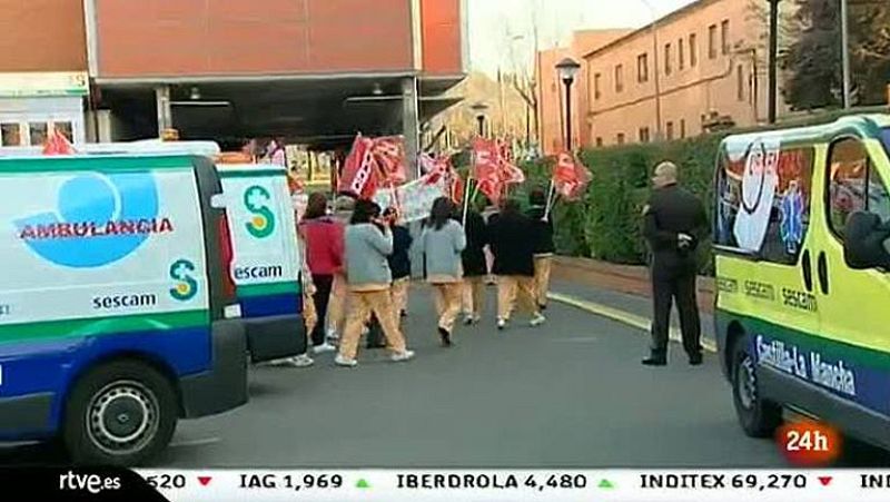 Castilla-La Mancha vive la primera huelga de empleados de la administración regional