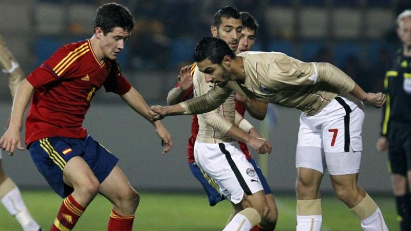 La 'Olímpica' de fútbol gana a Egipto 