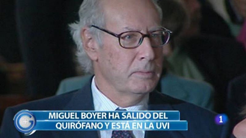 Más Gente - Miguel Boyer permanece en la UCI aunque evoluciona bien