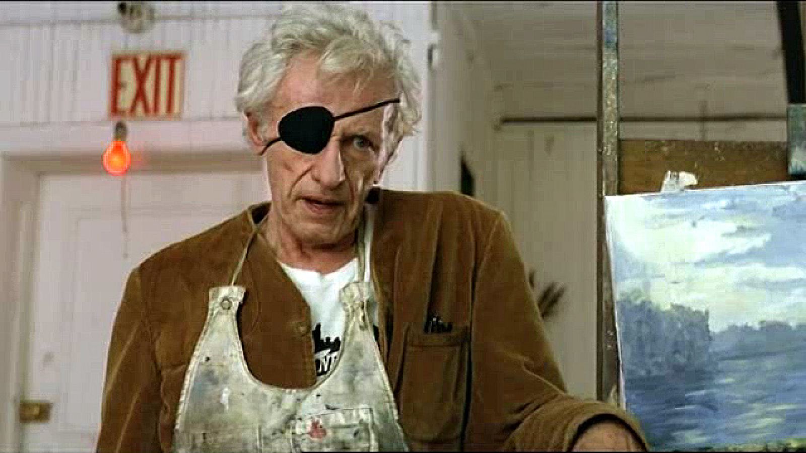 Nicholas Ray en el cine forum.