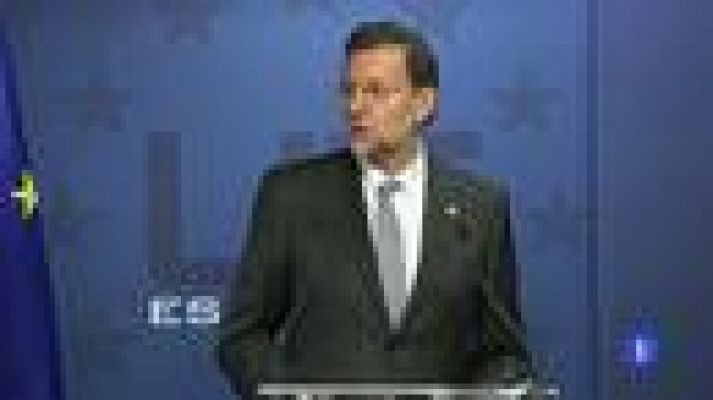 Telediario 1 - Rajoy sobre el paro