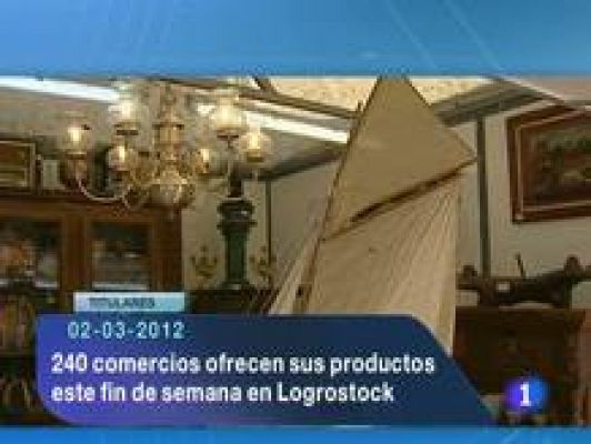 Informativo Telerioja - Telerioja en 2' - 02/03/12