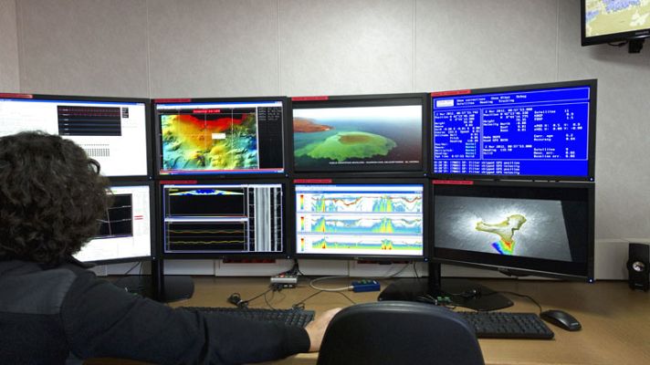 Telediario 1 - El paisaje de El Hierro cambia, el volcán descansa y da una tregua a la isla