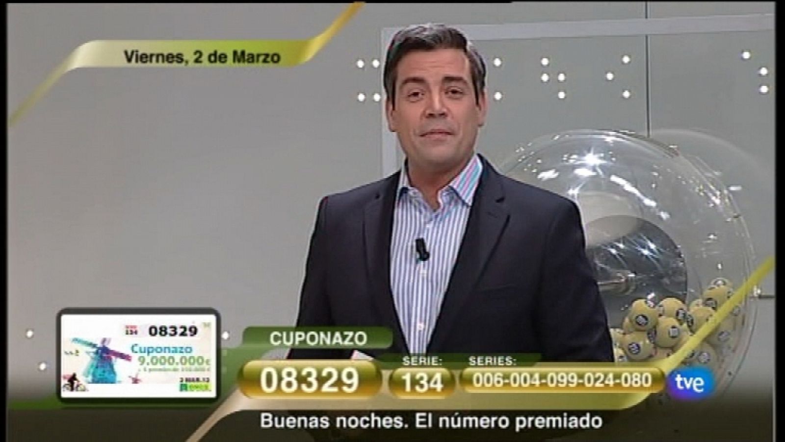 Sorteos ONCE: Sorteo ONCE - 02/03/12 | RTVE Play