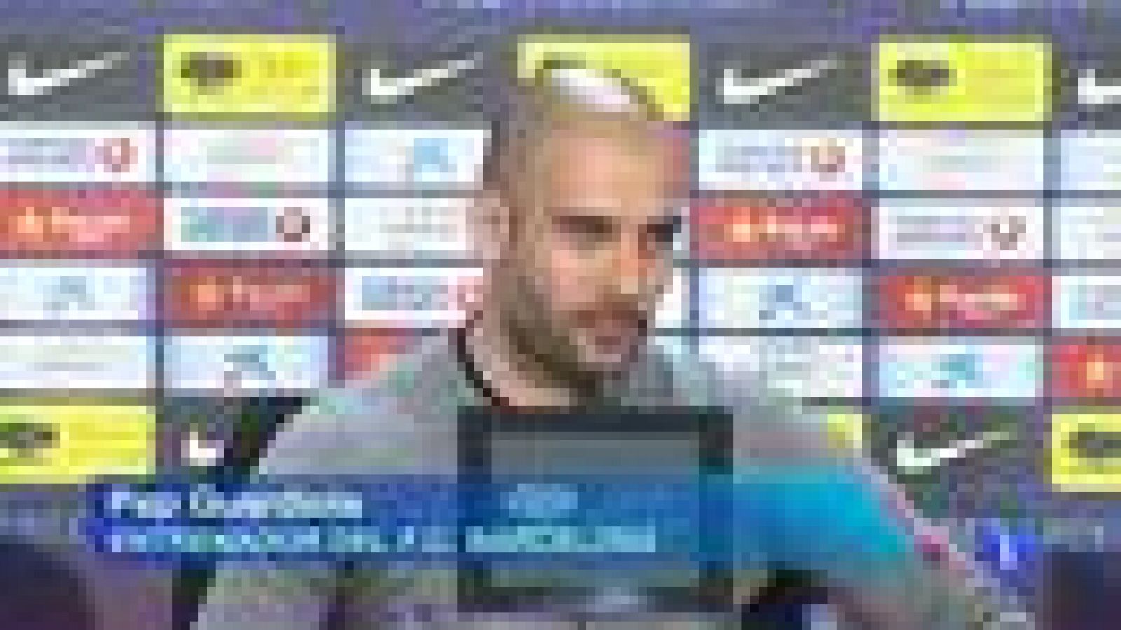 Telediario 1: Guardiola: "Si no somos primeros es porque fallamos" | RTVE Play