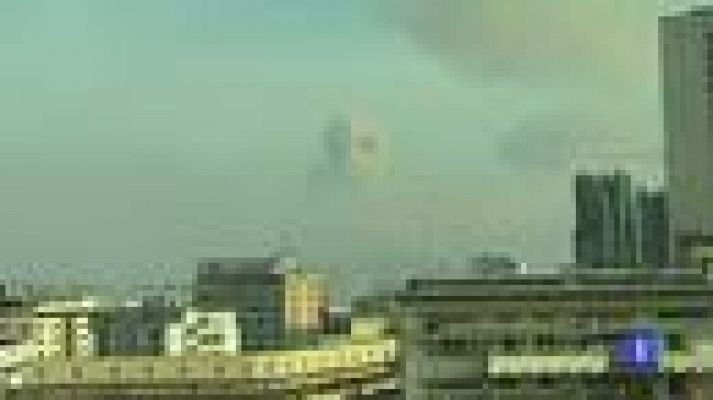 Telediario 1 - Explota un polvorín en Brazzaville