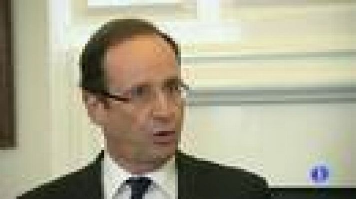 Telediario 1 - Puertas cerradas para Hollande