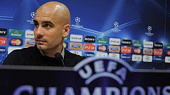 Guardiola: "Si el finalista no fuera el Barcelona se jugaría en el Bernabéu"