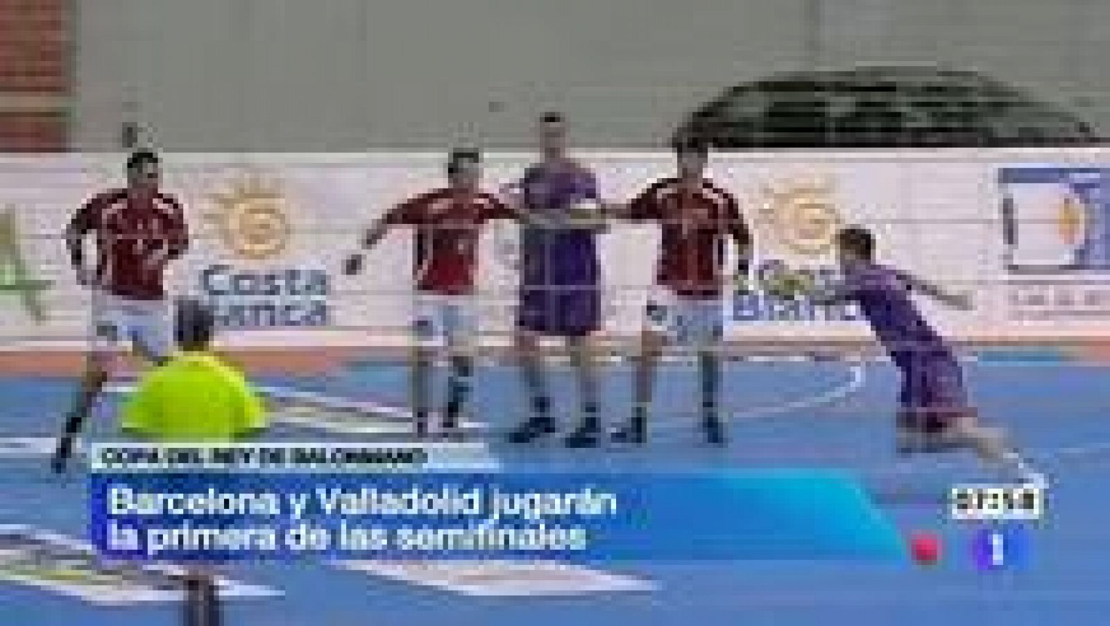 Telediario 1: Barça y Valladolid, semifinalistas de la Copa del Rey de balonmano | RTVE Play