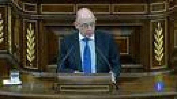 Telediario 1 - Debate en el congreso