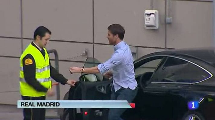 Telediario 1 - Comida de confraternización de los futbolistas del Real Madrid