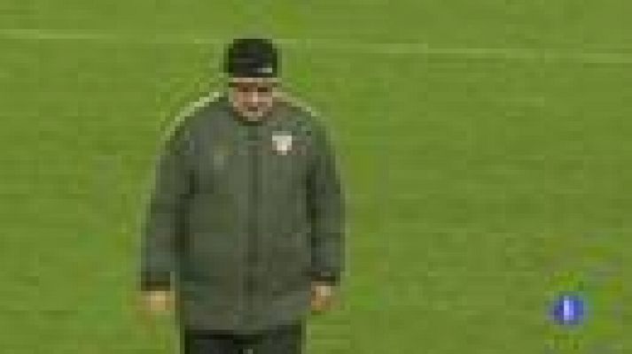 Telediario 1 - Marea bilbaina en Manchester