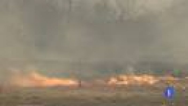 5 incendios en el Pirineo queman unas 1.000 hectáreas