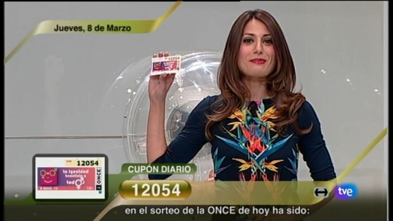 Sorteos ONCE: Sorteo ONCE - 08/03/12 | RTVE Play