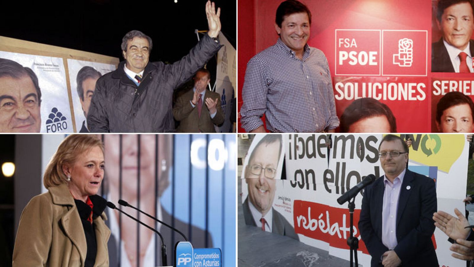 Arranca la campaña de las elecciones en Asturias 2012