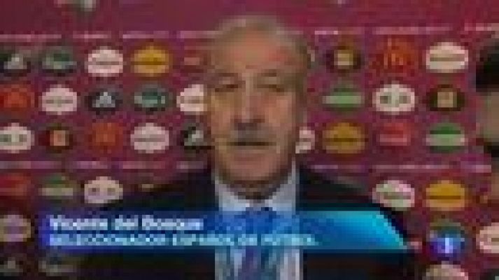Telediario 1 - Del Bosque: "El fútbol español domina"
