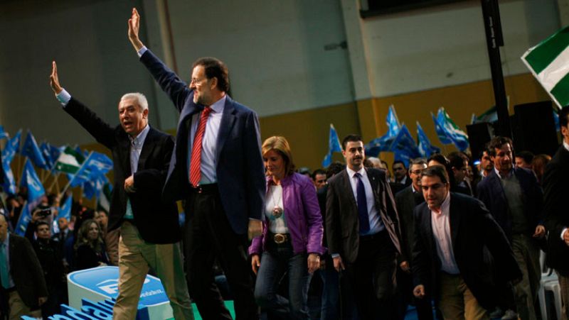 Primer día de campaña electoral en Andalucía