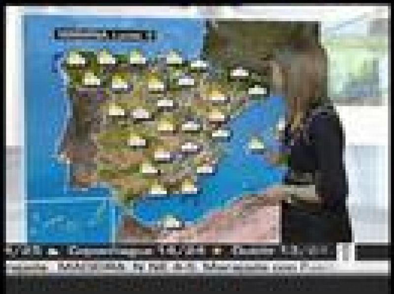 La Agencia Estatal de Meteorología anuncia para este lunes chubascos débiles en la mitad oriental y en Baleares (08/06/08).