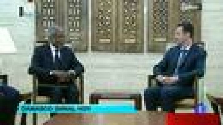 Telediario 1 - Encuentros diplomáticos sobre Siria