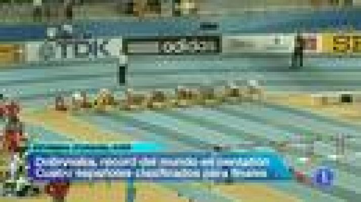 Telediario 1 - El Mundial de atletismo en pista cubierta empieza con récord