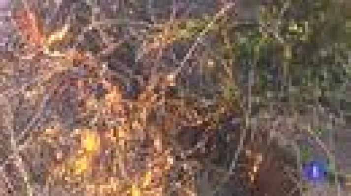 Telediario 1 - Buscando el control de incendios